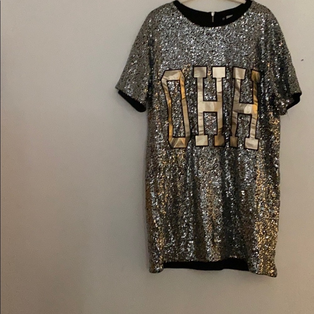 Ohh Sequin Shirt Dress
